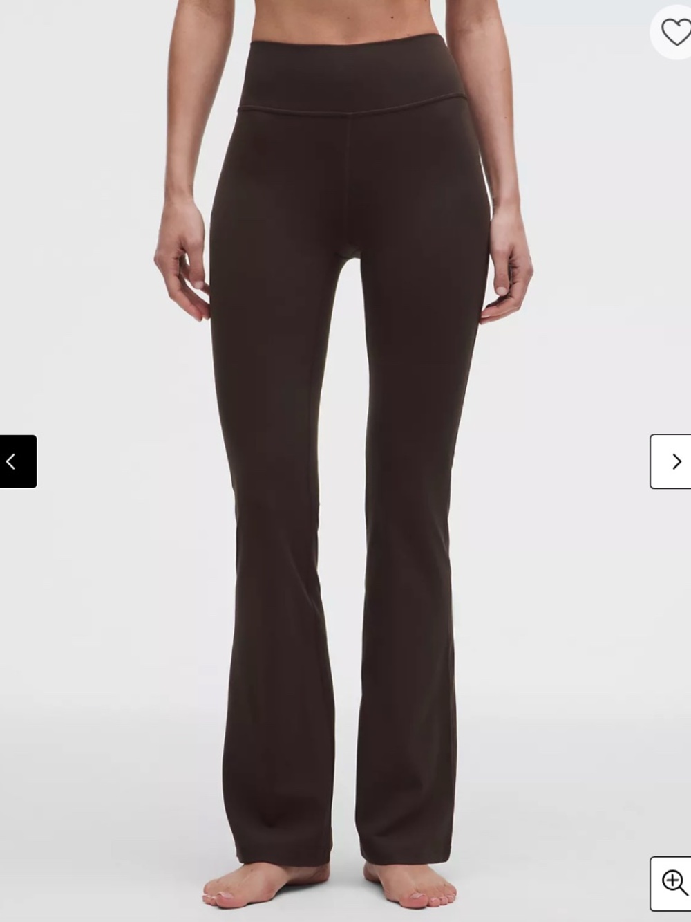 Groove Nulu High-Rise Flared Pant Regular Length in Brown 33"